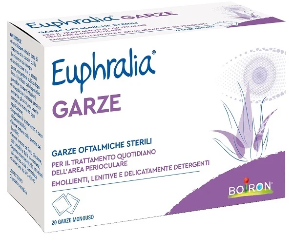 Euphralia garze oftalmiche monouso 20 pezzi