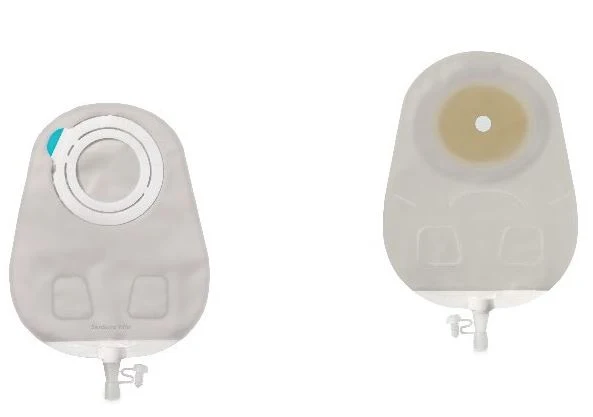 Sensura mio flex sistema 2 pezzi con aggancio adesivo sacca multichamber per urostomia trasparente 50mm da 550 ml 30 pezzi