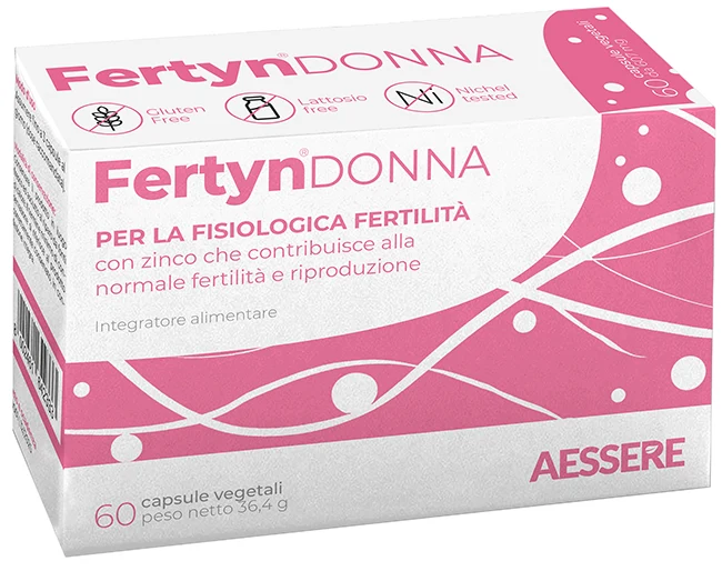 Fertyn donna 60 capsule vegetali senza glutine senza lattosio