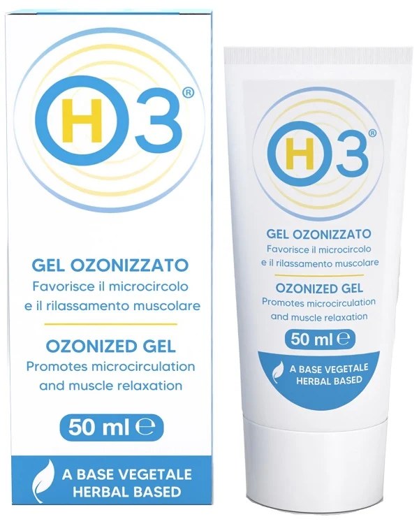 H 3 gel ozonizzato a base vegetale 50 ml