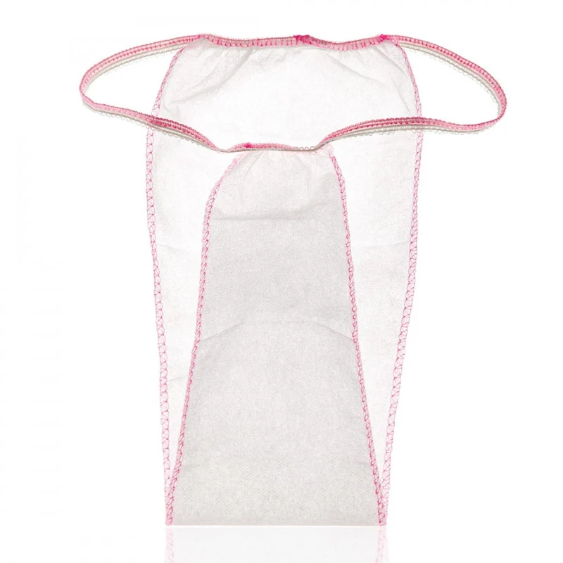 Tanga donna bianco monouso in tnt - conf.100 pz