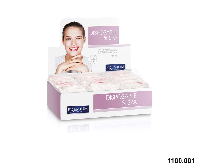 Tanga donna bianco monouso in tnt - in espositore da 100 pz