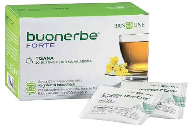 Buonerbe forte tisana 20 bustine da 2 g senza glutine senza lattosio