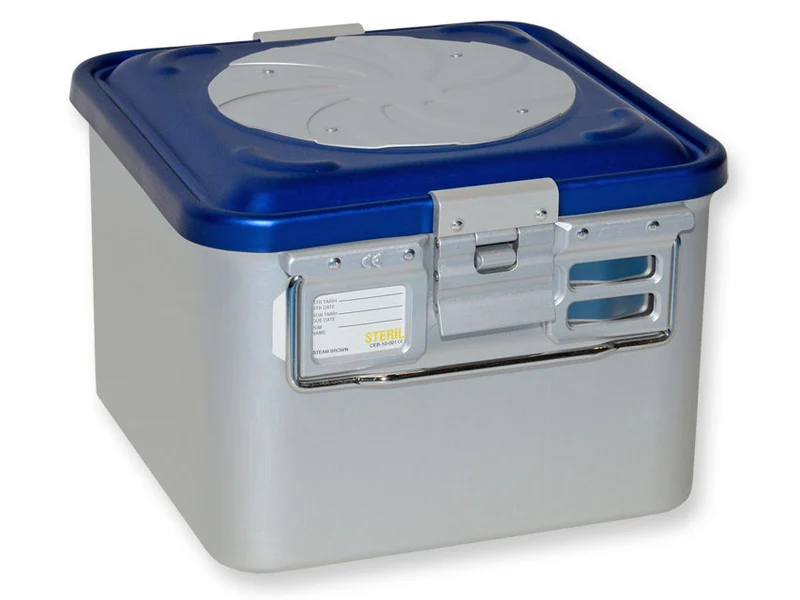 Container con Valvola Piccolo H 200 Mm - Blu Forato