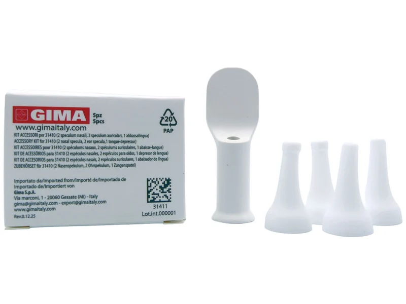 Kit Accessori per 31410 (2 Speculum Nasali, 2 Speculum Auricolari, 1 Abbassalingua)