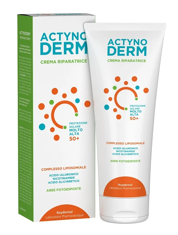 Actynoderm crema riparatrice protezione solare molto alta 50+ 100 ml