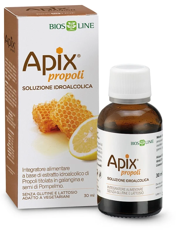 Apix propoli soluzione idroalcolica 30 ml senza glutine e lattosio