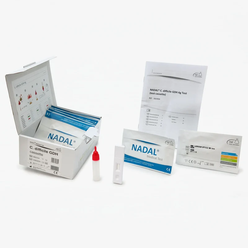 Test Rapido in card per il rilevamento degli antigeni Clostridium difficile (C. difficile GDH) - Conf.10 test