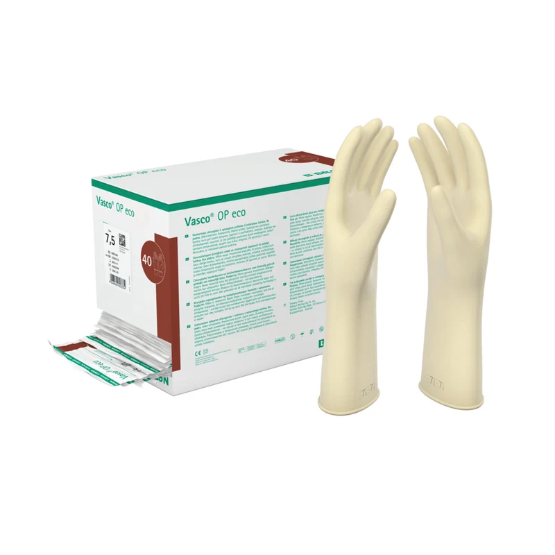 B.BRAUN Guanti chirurgici Vasco OP Powdered sterili in lattice senza polvere