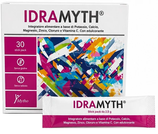 Idramyth 30 stick pack senza glutine e lattosio