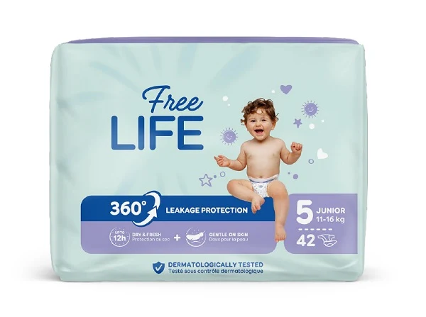 Freelife sirius pannolini junior 42 pezzi