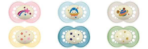 Mam succhietto original night 16+ mesi silicone 2 pezzi