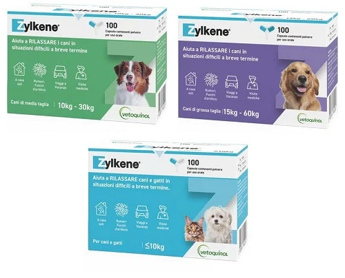 Zylkene cani grossa taglia 15-60kg 100 capsule 450 mg