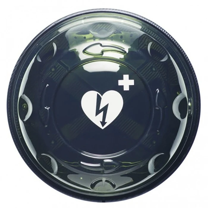 Teca per defibrillatore Rotaid Solid Plus da esterno con allarme - Verde