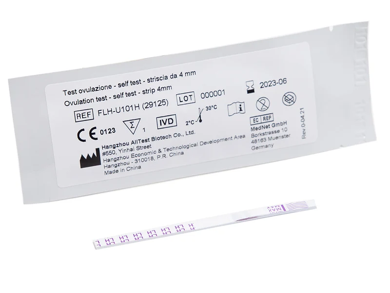 Test Ovulazione - Self Test - Striscia da 4 Mm - Conf. 25 pz.