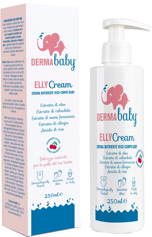 Derma baby elly cream crema nutriente viso-corpo baby 250 ml