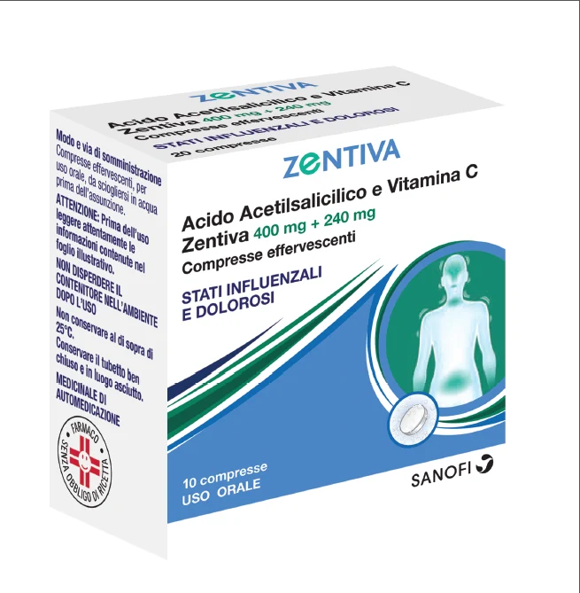 Euspiflu 400 mg + 240 mg compresse effervescenti