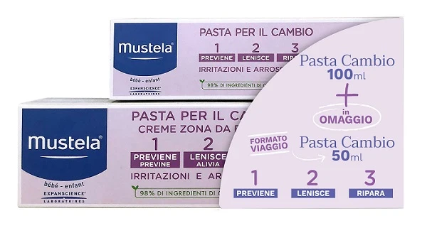 Mustela bipack pasta cambio 100 ml + 50 ml