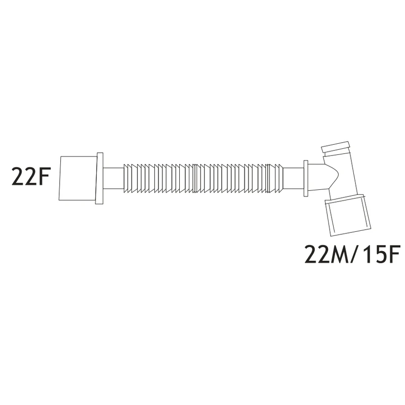 Catetere Mount fisso con raccordo di Cobb chiuso e tubo estensibile - Adattatore 22F