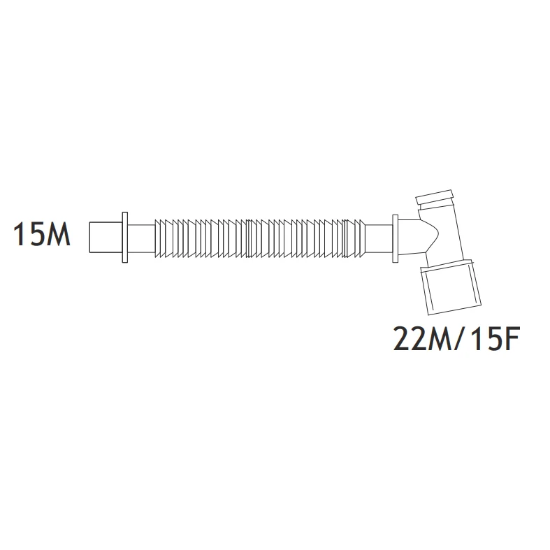Catetere Mount fisso con raccordo di Cobb chiuso e tubo estensibile - Adattatore 15M
