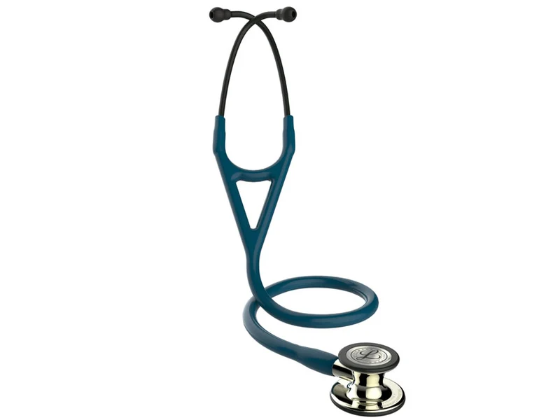 Littmann Cardiology IV - 6190 - Blu Caraibi - Finitura Champagne