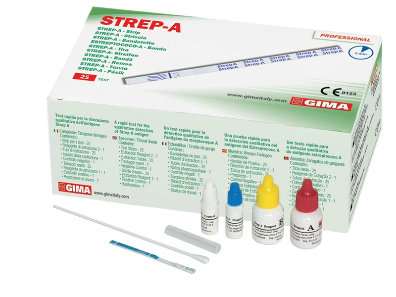 Test Strep-a - Streptococco - Striscia - Conf. 25 pz.