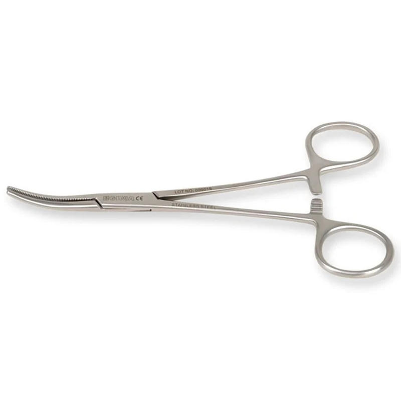 Pinza Crile curva cm 16