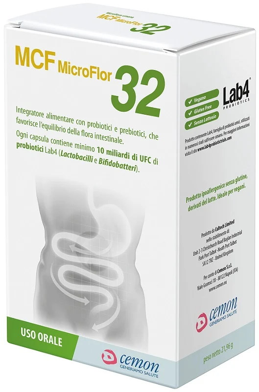 Mcf microflor 32 60 capsule vegetali