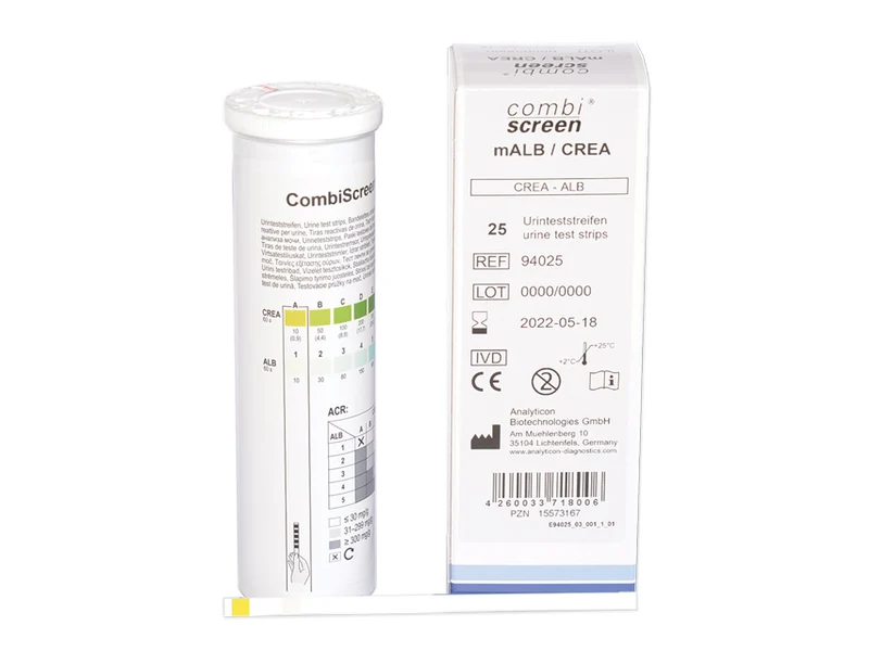 Combi Screen Malb/crea per Microalbuminuria - Conf. 25 pz.