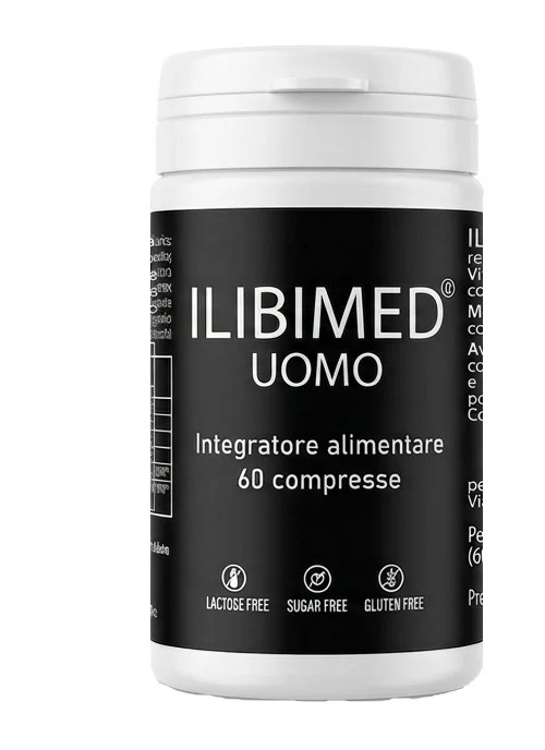 Ilibimed uomo 60 compresse 1 g senza glutine senza lattosio senza zuccheri