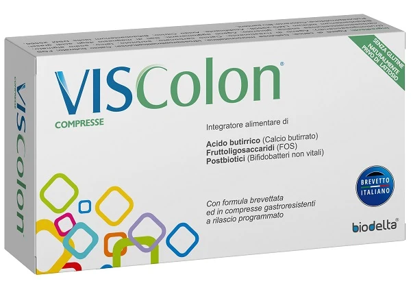 Viscolon 30 compresse gastroresistenti a rilascio programmato senza glutine naturalmente privo di lattosio