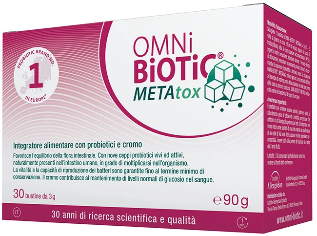 Omni biotic metatox 30 bustine 3 g senza glutine senza lattosio