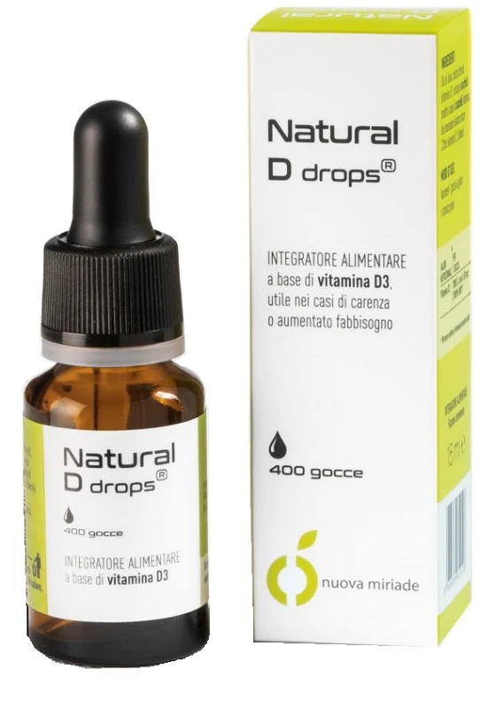 Natural d drops gocce 15 ml
