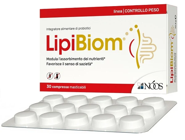 Lipibiom 30 compresse masticabili senza glutine senza lattosio