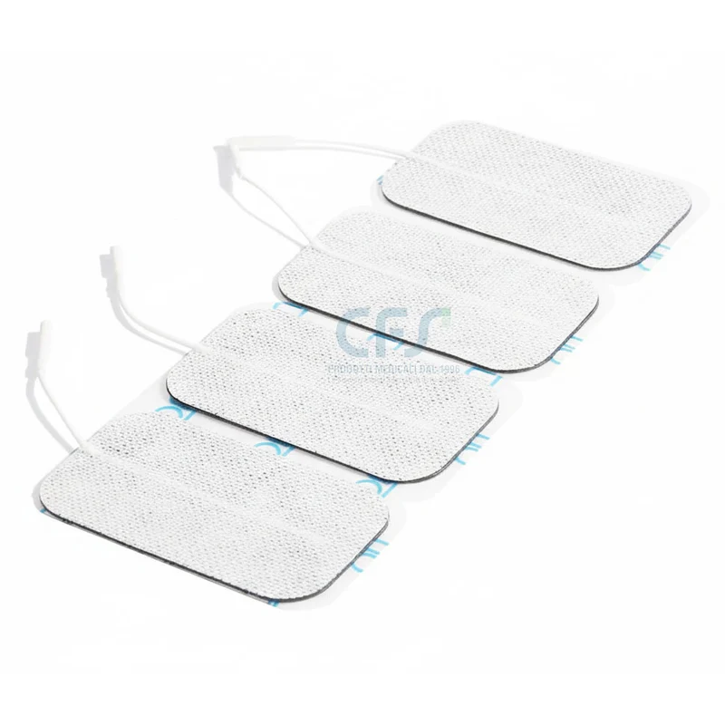 Elettrodo pregellato GLOBUS Myotrode Platinum con cavetto - 50 x 90 mm (4 pz.)