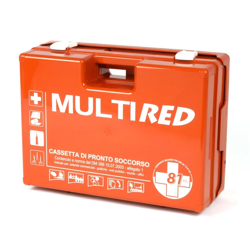 Valigetta Pronto Soccorso MULTIRED CPS518 - ALL. 1 MAGGIORATO