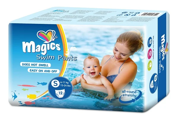 Magics swimpants small 12 pezzi