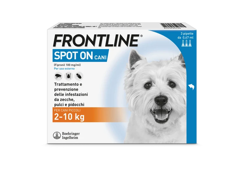 Frontline*3pip 2-10kg cani