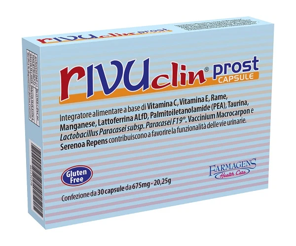 Rivuclin prost 30 capsule 675 mg senza glutine