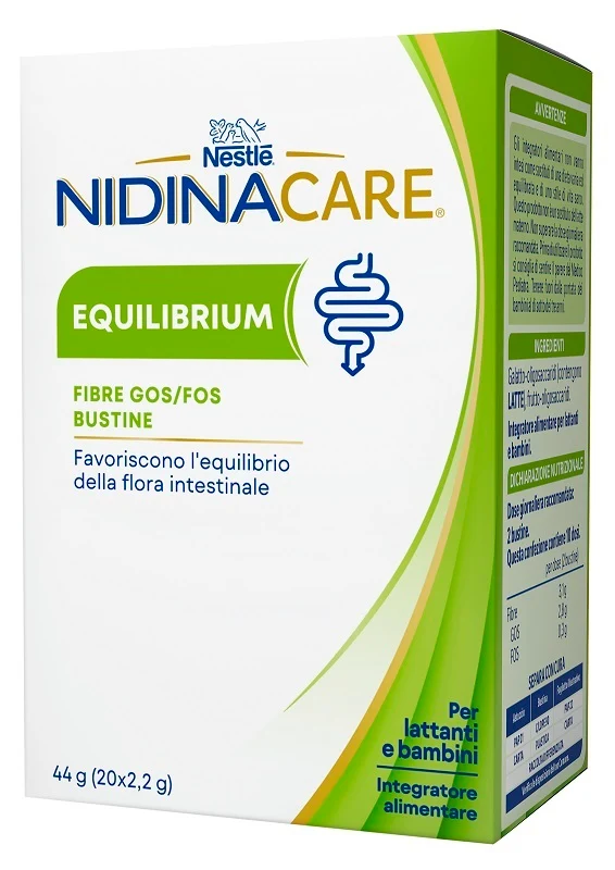 Nidinacare equilibrium 20 bustine da 2,2 g senza glutine
