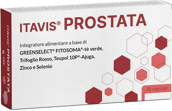 Itavis prostata 30 capsule gastroresistenti senza glutine senza lattosio