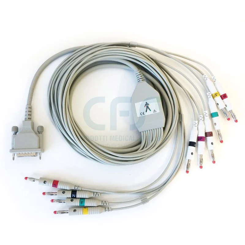 Cavo paziente ECG 10 terminazioni - F8725R (varie marche)