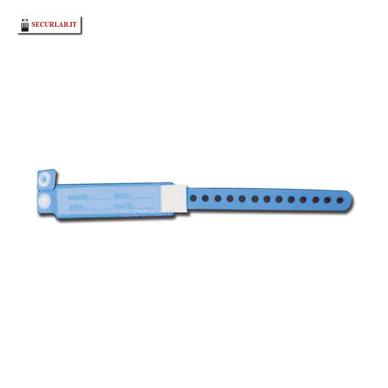 Braccialetto identificativo azzurro - mamma - Conf.100 pz.