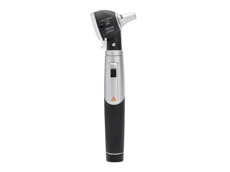 Otoscopio Heine Mini 3000 LED a F.o. con Speculum Riutilizzabili - Nero - D-008.70.120