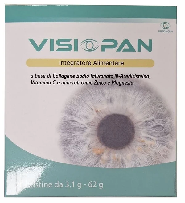 Visiopan 20 bustine da 3,1 g con edulcorante