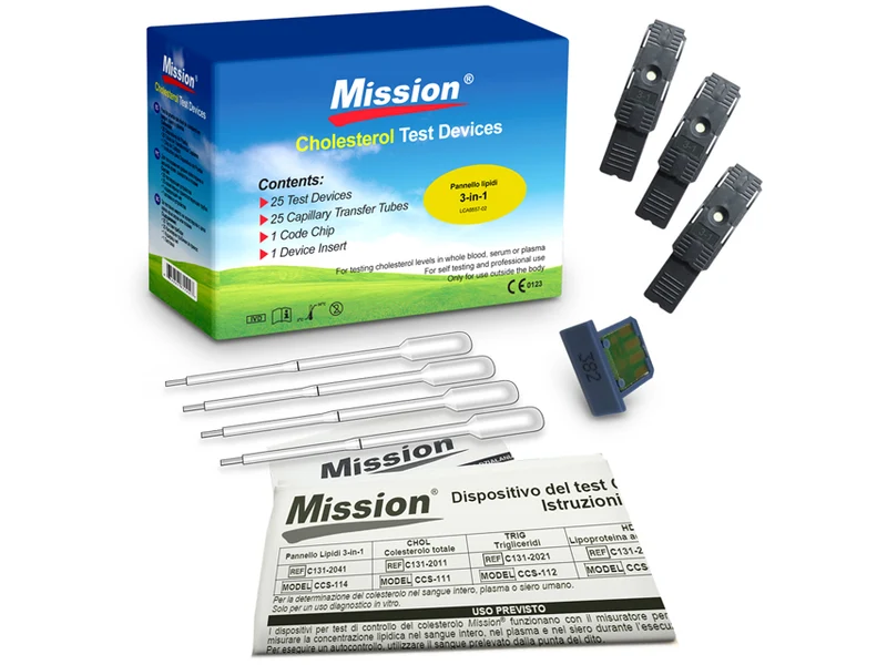 Pannello Profilo Lipidico 3in1 + Capillari per Codice 23932 - Conf. 25 pz.