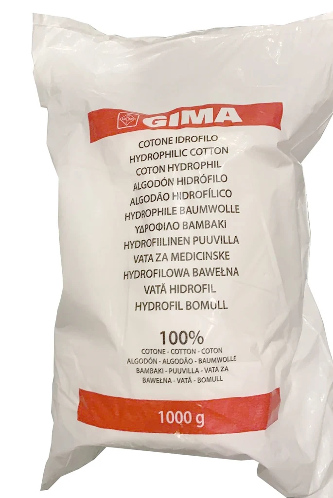 Pacco cotone idrofilo in rotolo - 1000 gr