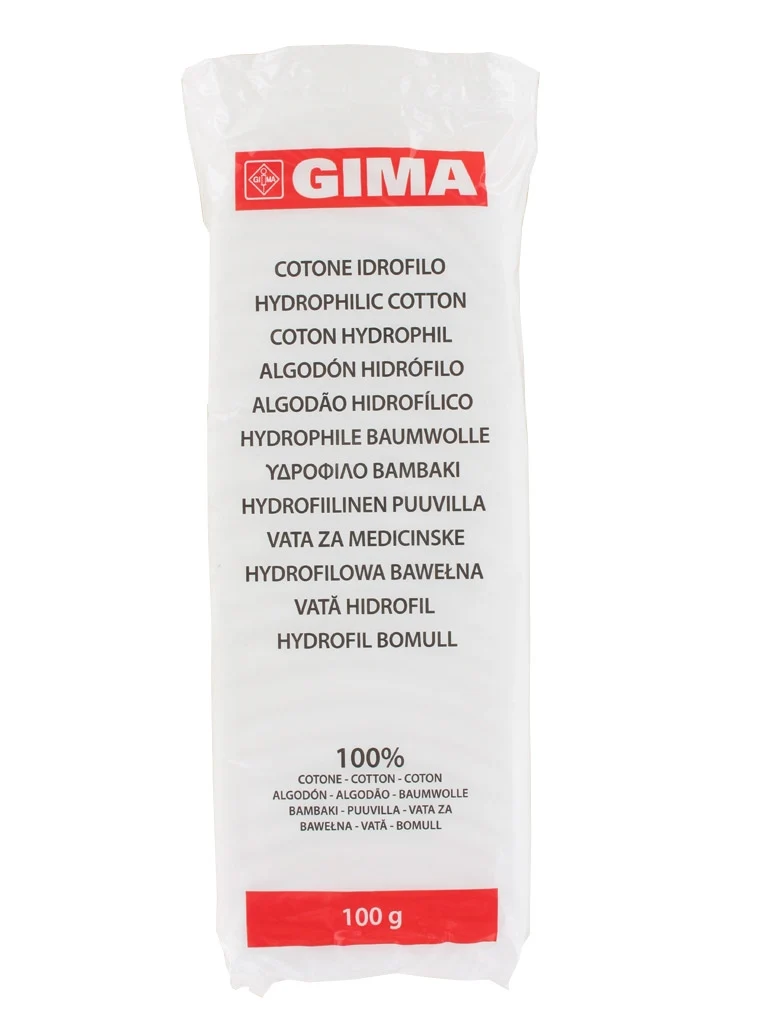 GIMA - Cotone idrofilo piegato a Z