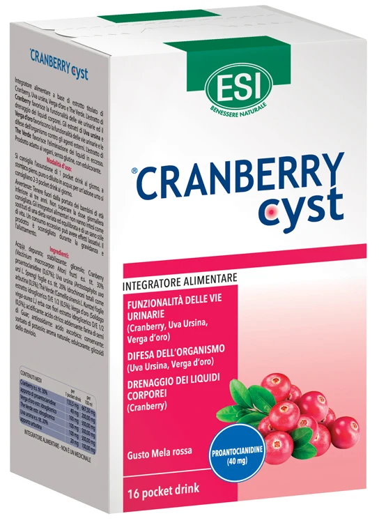 Esi Cranberry Cyst 16Pock Drin