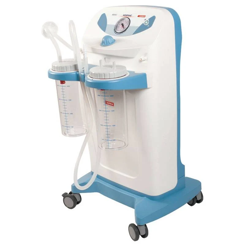 Aspiratore CLINIC PLUS con 2 vasi da 2 litri - 60 lit/min